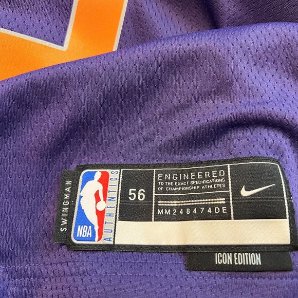Nike Men’s Phoenix Suns Chris Paul #3 '22 Purple Icon Jersey Size 2XL fb1811-567 - Picture 12 of 12